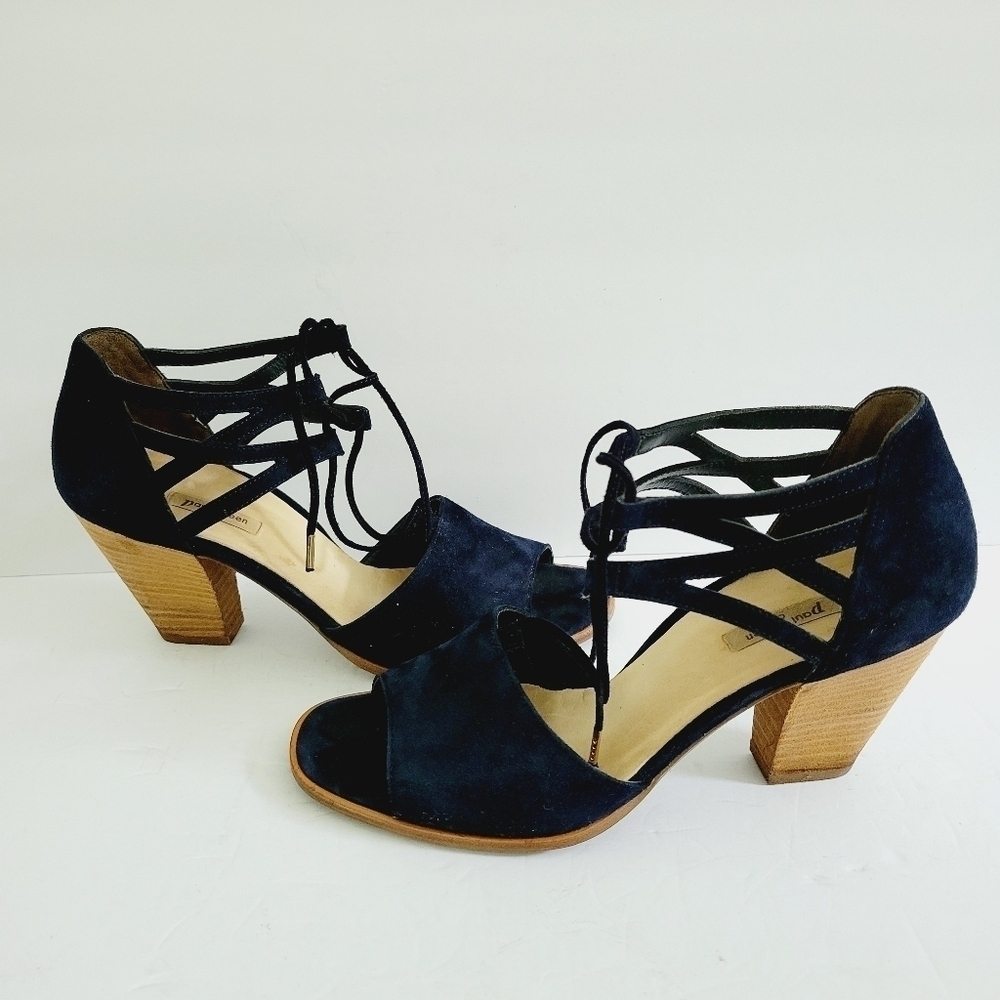 Paul Green 'Veronica' Sandal Suede Black , Size 9,5 US